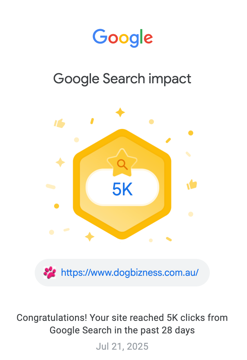 5-star Google review for SEODevPro – Dogbizness