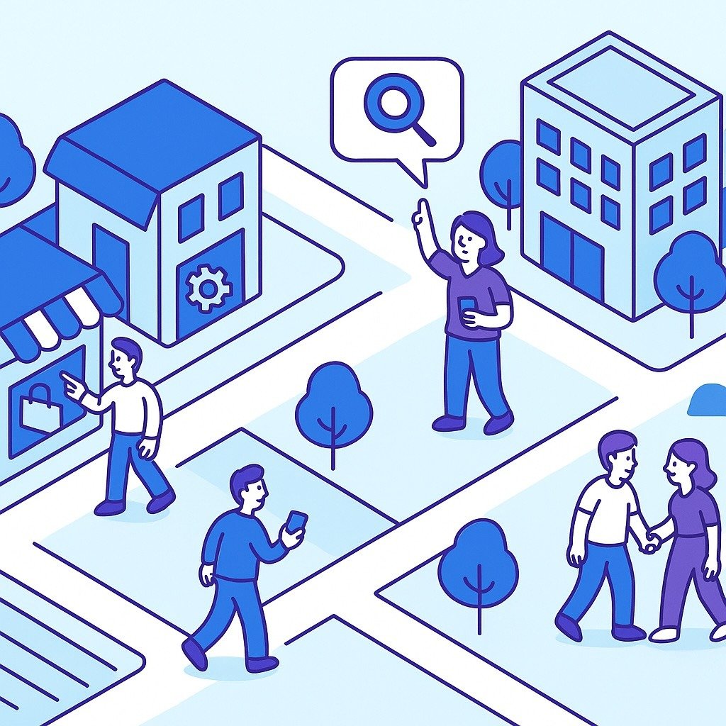 create a isometric hand drawn view with solid fills and Clean vector style  As a BACKGROUND for a webpage titled 